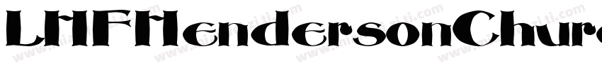 LHFHendersonChurch R字体转换